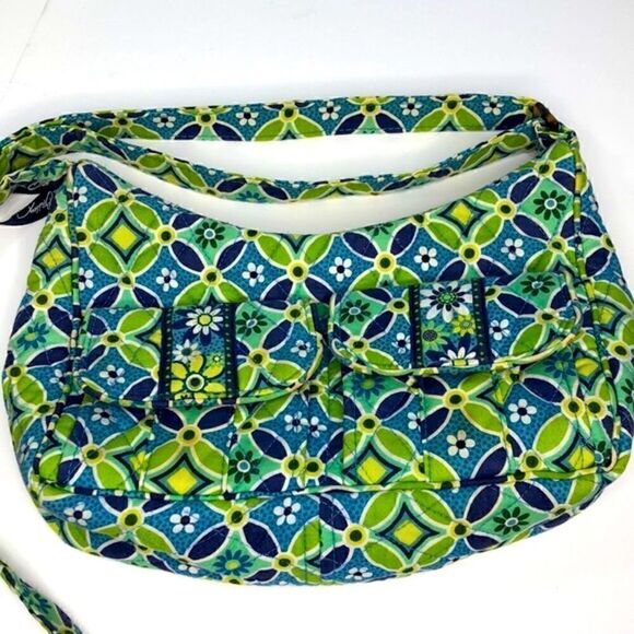VERA BRADLEY Crossbody Bag, Daisy Daisy Spring 2008 - Picture 1 of 9